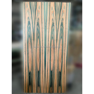 Contrachapado Decorativo IRODORITAI de Cedro Verde Teñido, Tablero de Contrachapado Enchapado con Revestimiento de Uretano, Diseño Japonés a Cuadros para Sala de Estar - Product Image 5