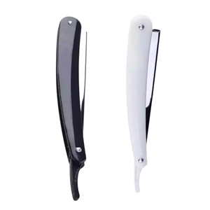 High Quality Stainless Steel Cut Throat <b>Razor</b> Wood Handle <b>Single</b> <b>Blade</b> Non-Disposable Barber Salon Shaving <b>Razors</b> for Face Body - Product Image 1