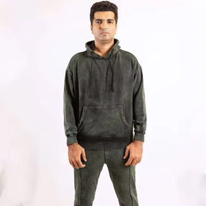 ชุดวอร์มผู้ชายแบบมีฮู้ดสำหรับฤดูหนาว ไซส์ใหญ่ ผ้าแห้งเร็ว สวมใส่สบาย ดีไซน์ทันสมัย ระบายอากาศได้ดี ขายส่ง - Product Image 2