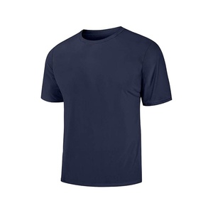 Men's Regular Fit Short Sleeve Solid Color Quick Dry O-Neck <b>T</b>-<b>Shirt</b> 100% <b>Polyester</b> Knitted Casual Style - Product Image 3