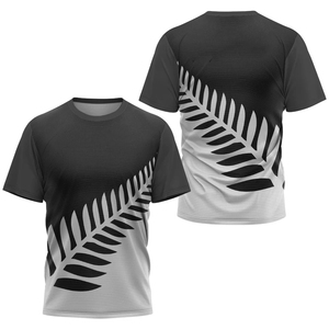 Camisetas Deportivas para Hombre, Ajustadas, de Secado Rápido, Transpirables, que Absorben la Humedad, para Gimnasio, Tenis, Bádminton, con Estampado, Tejido de Punto, Venta al Por Mayor - Product Image 4