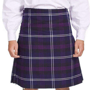 Kilt écossais style Highland, design artisanal de qualité supérieure, avec passants de ceinture et boucle de fixation sécurisée - Product Image 1