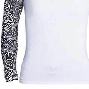 Vêtements de sport personnalisés avec logo, rashguards pour hommes, veste de surf respirante, séchage rapide, extensible, manches longues, éco-responsable, spandex/polyester - Product Image 4