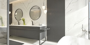 Statuario Light Porcelain Glazed Size 60x120cm 600x1200mm Latest Spacious Building Material Elegant Premium Vitrified <b>Tiles</b> - Product Image 4