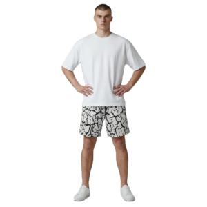 IOTA SPORTS Eco-Friendly 100% Polyester Double <b>Layer</b> Mesh Digital Printing Quick Dry Breathable Unisex Shorts - Product Image 1