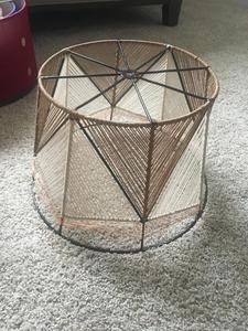 Pantalla de Lámpara de Ratán Hecha a Mano en Forma de Campana, Estilo Boho, Ecológica, para Lámparas de Araña - Product Image 5