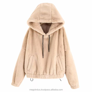 Vente chaude Automne Pull à capuche imprimé pour femme Col montant Veste décontractée Polyester Coton - Product Image 1