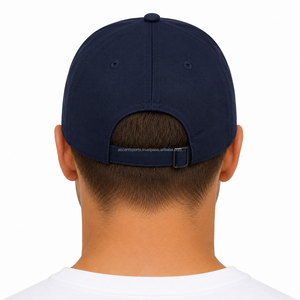 Casquette de baseball personnalisée pour femme en sergé de coton, 6 panneaux, visière incurvée réglable, style décontracté et sportif, pour usage quotidien et extérieur, avec détails métalliques, vente en gros - Product Image 4