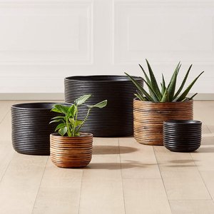 <b>Cheap</b> Hand Woven Rattan Flower Plant <b>Basket</b> Pots From Vietnam Unique Design Planter Pot Garden Decor - Product Image 3