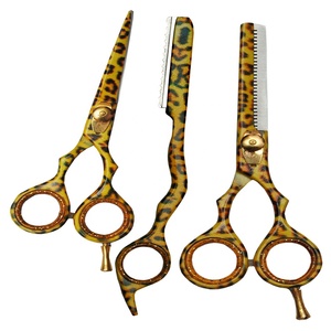 3 Pcs Giấy Tráng Tóc Chuyên Nghiệp Cắt Kéo Set Với Mỏng Kéo Và Dao Cạo Thợ Cắt Tóc Làm Tóc Công Cụ - Product Image 1