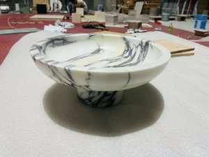 Bols à fruits en onyx blanc, plateaux de service ronds pour la décoration de la maison, prix de gros - Product Image 6