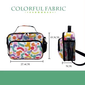 Portable 600D Thermal Cooler Bag Custom Logo Leakproof Insulated Tote for Women and Kids for Office and Lunch Storage - Product Image 5