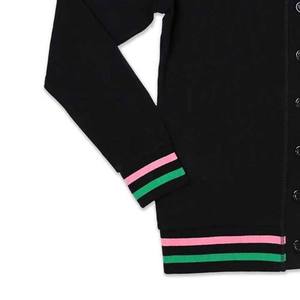 <b>Men's</b> Black Knitted <b>Cardigan</b> <b>Long</b> Sleeve V Neck Button Closure Solid Color Autumn Wear - Product Image 6