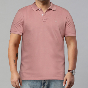 Camisa Elegante y Sofisticada para Hombre, Color Caqui Blanco Sólido, Manga Corta, Cuello de Punto Acanalado, Solapa Bordada, 100% Algodón - Product Image 5
