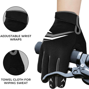 Gants de VTT personnalisés respirants avec rembourrage pour une meilleure adhérence – Équipement de cyclisme extérieur – Exportation Pakistan - Product Image 2