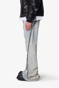 Jeans de Mezclilla para Hombre de Alta Calidad, Personalizados, de Algodón, Marca Americana de Estilo Urbano, Cómodos, Corte Ajustado, Estilo Y2K, con Cierres, Lavado Azul - Product Image 3