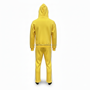 Conjunto Deportivo Seven Gallery con Pedrería Blanca para Hombre, Sudadera y Pantalones de Algodón de Corte Holgado con Cierre Completo - Product Image 6
