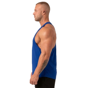 Men's Bodybuilder Stringer Men's Sleeveless Racerback Men's Yoga Wear Stringer Shirt Yoga Stringer <b>Top</b> Men Sporty Fit Stringer - Product Image 4