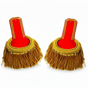 แผ่นป้ายประดับตกแต่งแบบแท่งสีแดงและสีทองแบบกำหนดได้เองแบบพรีเมียม - Product Image 2