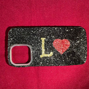 Funda de Teléfono con Diseño Artístico Tradicional y Cuentas, Estilo Deportivo Personalizado con Bordado, para Mujer - Product Image 1