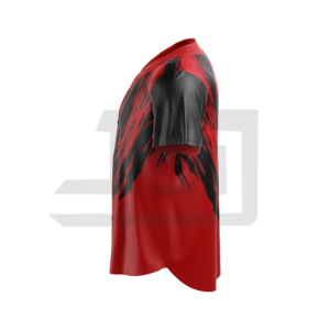 Maillots de baseball avec logo/emblème d'équipe personnalisé sur le devant et le dos, 100 % polyester, impression numérique, manches courtes - Product Image 4