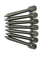 Composants de fabrication de tôles sur mesure, supports métalliques avec trous, finition argentée