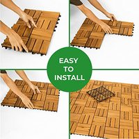 HPW-04 moderne extérieur carré balcon carrelage bois Texture conception anti-dérapant isolation thermique beaucoup de couleurs fonction antibactérienne