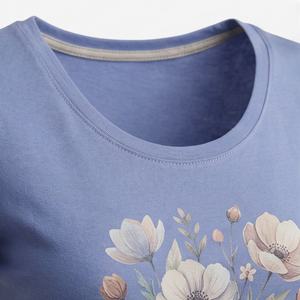 เสื้อยืดผู้หญิงสไตล์ใหม่รับซัมเมอร์ โลโก้สั่งทำได้ คุณภาพดีที่สุด สีสันปรับแต่งได้ แขนสั้น ระบายอากาศดี แฟชั่นลำลอง - Product Image 4