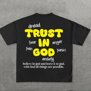 T-shirt pour homme avec motif d'œil abstrait, surdimensionné, style streetwear minimaliste, décontracté, coupe ample, coton, tendance moderne, tee-shirt à la mode - Product Image 3