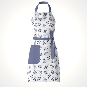 Cotton Kitchen <b>Apron</b> for Women & Men, Adjustable Neck Strap, Front Pockets, Durable Cooking Baking <b>BBQ</b> <b>Apron</b> - Product Image 1