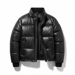 Chaqueta de Invierno para Hombre, Impermeable, Cortavientos, con Capucha, Acolchada, Aislante, Personalizable, para Exportación de Ropa al por Mayor - Product Image 1