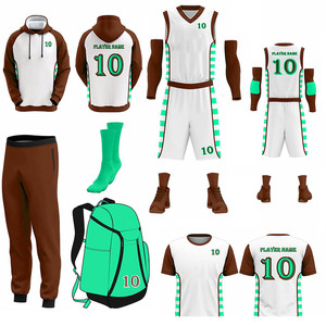 Último Estilo en Equipaciones de Baloncesto para Uso en Exteriores, Transpirables, que Absorben la Humedad, de Secado Rápido, Material Suave, Ropa Deportiva, Logotipo Personalizado, Entrenamiento - Product Image 1
