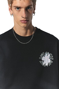 Top Trending 100% algodón ropa de verano camiseta suelta media manga larga ajuste cómodo marca personalizada impreso teñido Jersey - Product Image 5