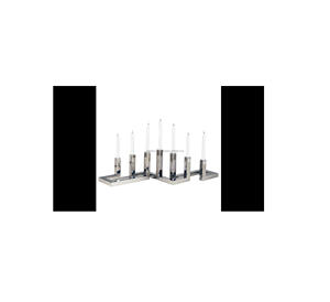 Porte-bougie décoratif de Noël en métal, style scandinave, tendance mondiale, élégant et minimaliste pour la décoration intérieure - Product Image 1