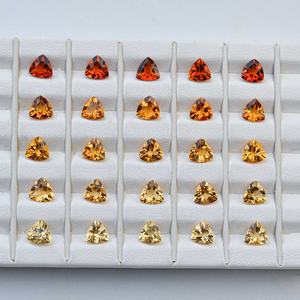 อัญมณีสีเหลืองมะนาวธรรมชาติขนาด6มม. ที่หายากตัดเป็นล้านล้านชิ้นอัญมณีขัดเงาคุณภาพสูงจากผู้จำหน่าย alibaba - Product Image 4