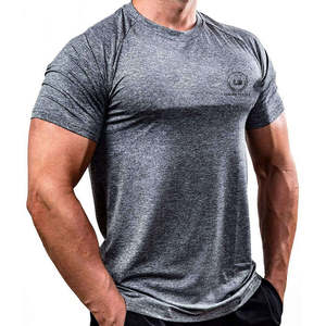 Camisetas de Gimnasio Transpirables para Hombre, Talla Personalizada, Material Ecológico de Secado Rápido, Spandex/Poliéster, Nuevo Stock - Product Image 1