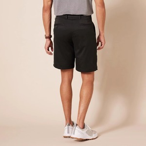Shorts de golf classiques pour hommes, coupe ajustée, respirants, 100 % coton toile, couleur unie, service OEM, taille mi-haute, style décontracté - Product Image 3