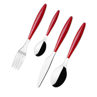 Ensemble de couverts élégants en acier inoxydable, cuillères, fourchettes, couteaux, couverts durables pour la maison, le restaurant, l'hôtel, utilisation quotidienne