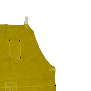 Tablier de soudeur professionnel en cuir pour la sécurité en atelier et les travaux résistants à la chaleur – Tablier de protection en cuir conçu pour le soudage - Product Image 2