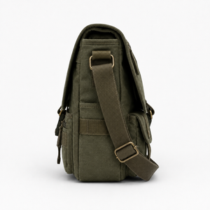 Bolso bandolera para hombre con amplio espacio de almacenamiento, tela resistente y correa ajustable para el trabajo, viajes, uso diario y desplazamientos. - Product Image 4