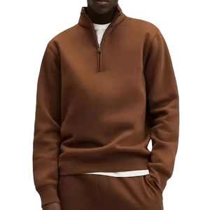 Haute qualité hommes quart Zip cou faux sweat Sport fermeture éclair demi fermeture éclair pull à capuche sweat hommes 2026 - Product Image 1