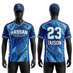 Camiseta de disc golf para hombre, premium, 180 GSM, poliéster, absorbe la humedad, diseño de paneles verde y negro, sublimación, impresión personalizada con nombre y número. - Product Image 5