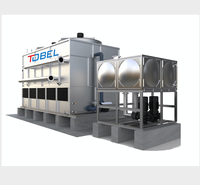Système de refroidissement par air Refroidisseurs adiabatiques à ailettes en aluminium Refroidisseur à sec vertical Tour de refroidissement pour centre de données Refroidissement par immersion