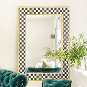 Espejo con Marco Moderno Personalizable con Incrustaciones de Hueso Hecho a Mano para Sala de Estar, Decoración de Pared de Lujo con la Mejor Calidad de la India - Product Image 6