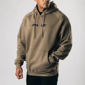 Hoodie manufacturers produce custom men's hoodies   sweatshirts heavyweight oversized pullover embroidered thick hoodies