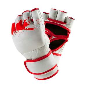 Guantes de MMA sin dedos de cuero 100% con cordones, fabricados en fábrica, de alta calidad, suaves, de gran venta, recién llegados. - Product Image 4