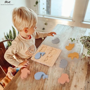 Delarchi HT34 Unisex Ligero 3D Animal de madera Juego de juguetes Artesanía educativa Regalos para niños 11-30cm - Product Image 3