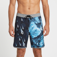 Shorts de bain pour hommes, unis, écologiques, respirants, séchage rapide, taille mi-haute, taille élastique, décontractés
