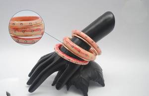 Birthday Gifts Swirl Resin <b>Bangle</b> <b>Set</b> Fashion Casual Party Jewelry Bracelet <b>Bangles</b> Resin <b>Bangle</b> for Women At Best price - Product Image 6