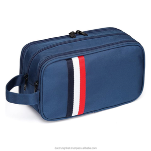 Custom Makeup Bag for Men Travel Pouch Storage Make Up, Skincare and Cosmetic Bags OEM Vietnam Factory Wholesale - Product Image 1